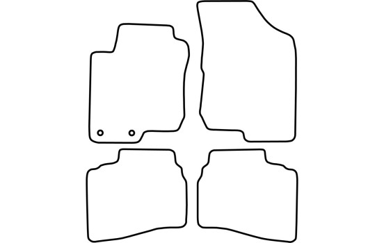 Tapis de voiture Velour adapté pour Hyundai i30 CW 2008-, Image 6