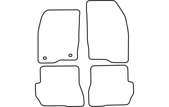 Tapis de voiture Velour adapté pour Mazda 2 MPV 2006-2008, Image 6