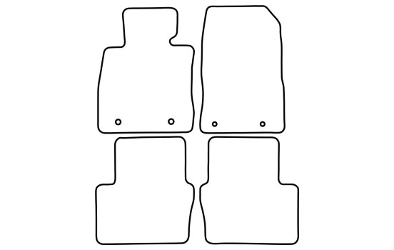 Tapis de voiture Velour adapté pour Mazda 6 Berline 2016-, Image 6