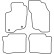 Tapis de voiture Velour adapté pour Mitsubishi Spacestar 1998-2005, Vignette 6