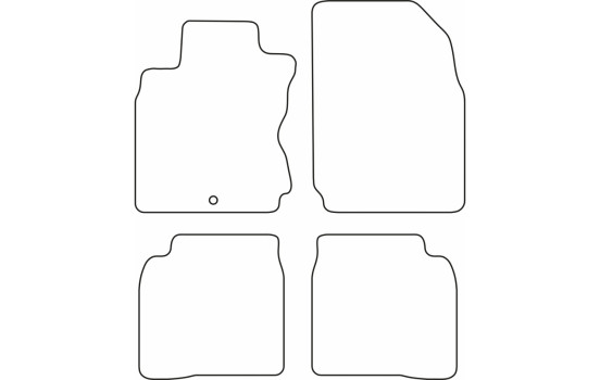 Tapis de voiture Velour adapté pour Nissan Note 2006-2013, Image 6