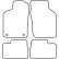 Tapis de voiture Velour adapté pour Opel Vectra A 1988-1995 / Calibra A 1990-1997, Vignette 6