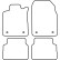 Tapis de voiture Velour adapté pour Opel Vectra C 2002-2004, Vignette 6
