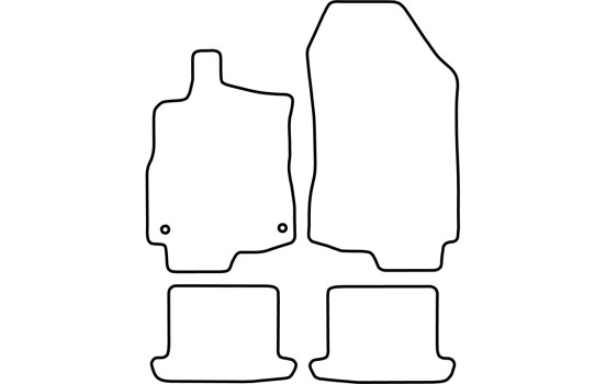 Tapis de voiture Velour adapté pour Renault Megane CC 2010-, Image 6