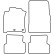 Tapis de voiture Velour adapté pour Renault Modus 2004-2008, Vignette 6