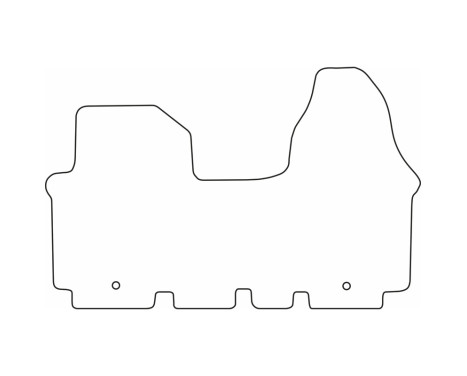 Tapis de voiture Velour adapté pour Renault Trafic 2001-2014 (uniquement pour), Image 6
