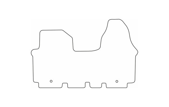 Tapis de voiture Velour adapté pour Renault Trafic 2001-2014 (uniquement pour), Image 6