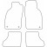 Tapis de voiture Velour adapté pour Saab 9-3 cabriolet 1998-2002, Vignette 6