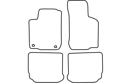 Tapis de voiture Velour adapté pour Skoda Octavia 1997-2004, Image 6