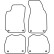 Tapis de voiture Velour adapté pour Skoda SuperB 2002-2008, Vignette 6