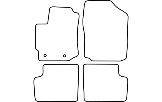Tapis de voiture Velour adapté pour Subaru Justy 2008-, Image 6