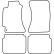 Tapis de voiture Velour adapté pour Subaru Legacy 1999-2004, Vignette 6
