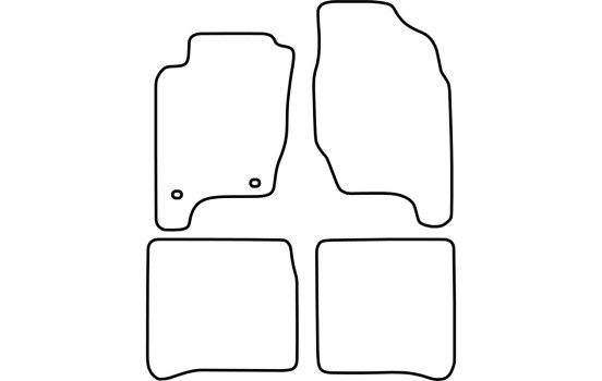Tapis de voiture Velour adapté pour Toyota Carina E 1992-1997, Image 6