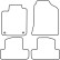 Tapis de voiture Velour adapté pour Toyota Corolla Verso 2001-2004, Vignette 6