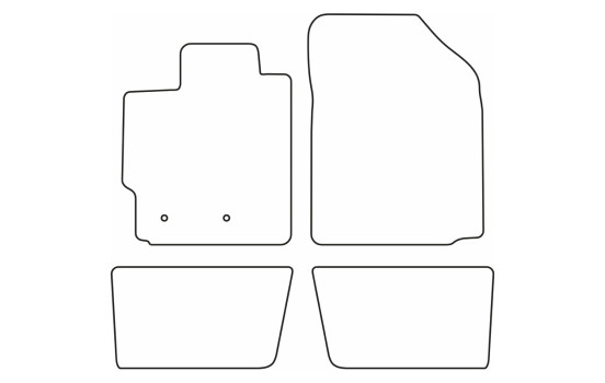 Tapis de voiture Velour adapté pour Toyota Urban Cruiser 2009-, Image 6