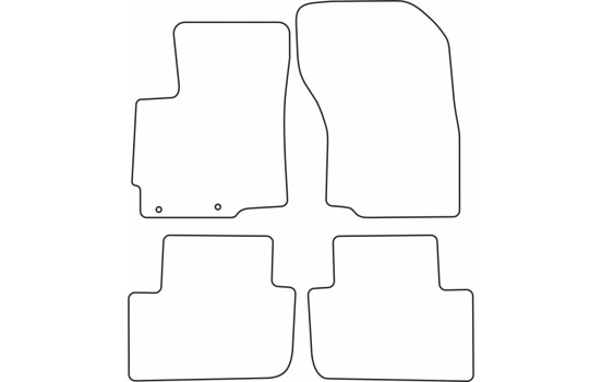 Tapis de voiture Velour pour Mitsubishi Outla, Image 6