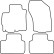 Tapis de voiture Velours adaptable pour Citroen C4 Aircross 2012-, Vignette 6