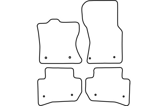 Tapis de voiture Velours adaptés pour Range Rover Velar 2017-, Image 6