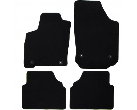 Tapis de voiture Velours Opel Meriva A 2004-2010 4 pièces