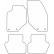 Tapis de voiture Velours pour Volvo S70/V70 19, Vignette 6
