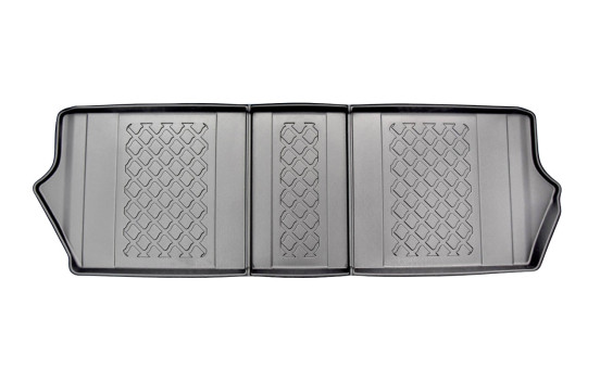 Tapis en caoutchouc adapté à la 3e rangée de sièges Mercedes Classe V (W447) 2014+ / Mercedes EQV 2020+