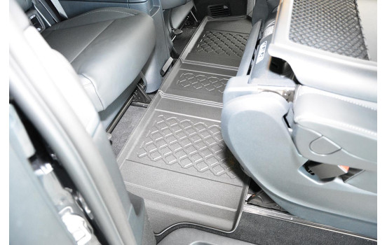 Tapis en caoutchouc adapté à la 3e rangée de sièges Mercedes Classe V (W447) 2014+ / Mercedes EQV 2020+, Image 4
