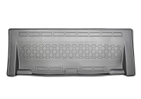 Tapis en caoutchouc adapté à la 3ème rangée de sièges Volkswagen Touran 2003-2015
