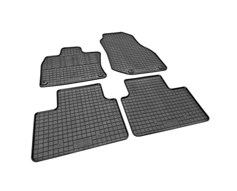 Tapis en caoutchouc adapté à Lynk & Co 01 2021- (4 pièces + système de montage), Image 2