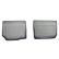 Tapis en caoutchouc adaptés à la 3ème rangée de sièges Opel Zafira B 2005-2014