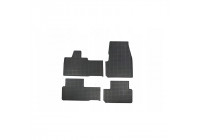 Tapis en caoutchouc adaptés à la BMW i3 (L01) 2013- (4 pièces avec points de fixation)