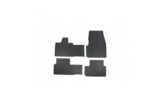 Tapis en caoutchouc adaptés à la BMW i3 (L01) 2013- (4 pièces avec points de fixation)