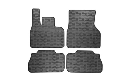 Tapis en caoutchouc adaptés à la BMW iX (I20) 2021- (4 pièces avec points de fixation)