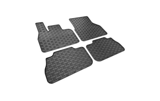 Tapis en caoutchouc adaptés à la BMW iX (I20) 2021- (4 pièces avec points de fixation), Image 2