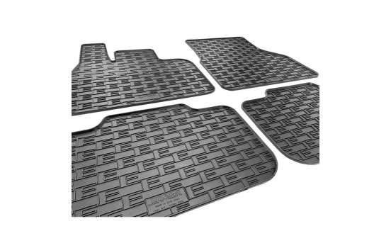 Tapis en caoutchouc adaptés à la BMW iX (I20) 2021- (4 pièces avec points de fixation), Image 4