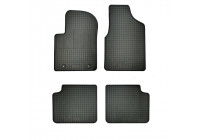 Tapis en caoutchouc adaptés à la Ford Ka II 2008-2012 (lot de 4 avec points de fixation)