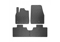 Tapis en caoutchouc adaptés à la Ford Mustang Mach E 2020- (4 pièces avec points de fixation)