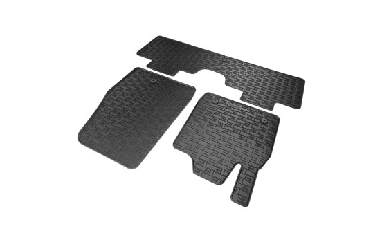 Tapis en caoutchouc adaptés à la Ford Mustang Mach E 2020- (4 pièces avec points de fixation), Image 3