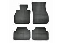 Tapis en caoutchouc adaptés à la Mini Clubman F54 2015- (4 pièces avec points de fixation)
