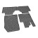 Tapis en caoutchouc adaptés à la Smart #1 EV 2022- (4 pièces avec points de fixation), Vignette 2