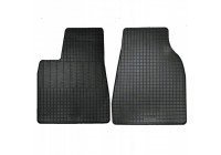 Tapis en caoutchouc adaptés à la Tesla Model X 2016- (2 pièces avec points de fixation)