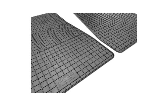 Tapis en caoutchouc adaptés à la Tesla Model X 2016- (2 pièces avec points de fixation), Image 3