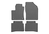 Tapis en caoutchouc adaptés à la Toyota Prius IV 2016- (lot de 4 avec points de fixation)