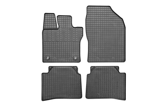Tapis en caoutchouc adaptés à la Toyota Prius V 2023- (lot de 4 avec points de fixation)