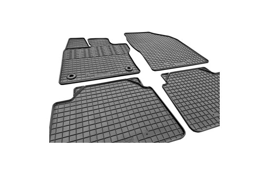 Tapis en caoutchouc adaptés à la Toyota Prius V 2023- (lot de 4 avec points de fixation), Image 3