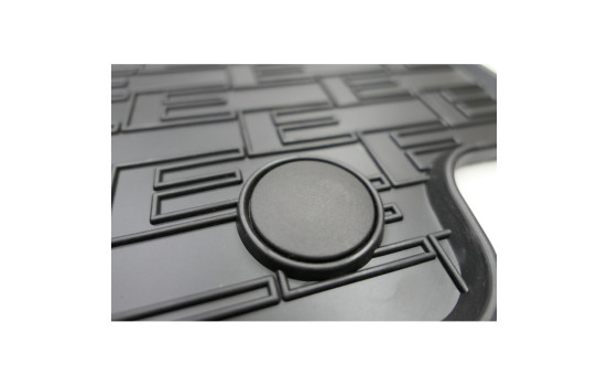 Tapis en caoutchouc adaptés à Mercedes EQC (N293) 2019- (4 pièces avec points de fixation), Image 3