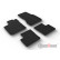 Tapis en caoutchouc adaptés à Renault Twingo E-Tech 2020- (profil en T en 4 parties + clips de fixation)