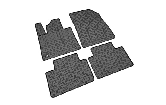 Tapis en caoutchouc adaptés à Volvo EX30 2023- (4 pièces avec points de fixation), Image 2