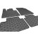 Tapis en caoutchouc adaptés à Volvo EX30 2023- (4 pièces avec points de fixation), Vignette 3