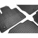 Tapis en caoutchouc adaptés au Ford Explorer VI (U625) Hybride 2020- (4 pièces avec points de fixation), Vignette 4