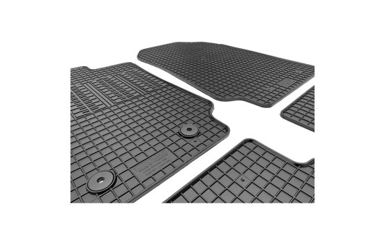 Tapis en caoutchouc adaptés au Ford Ranger 2012- (4 pièces avec points de fixation), Image 4